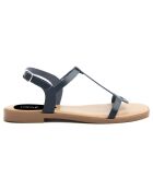 Sandales en Cuir Camelia bleues
