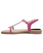 Sandales en Cuir Camelia fuchsia