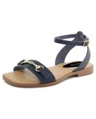 Sandales en Cuir Aurelie bleues