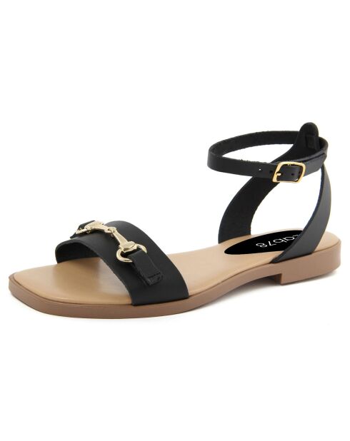 Sandales en Cuir Aurelie noires