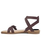 Sandales en Cuir Sacha marron