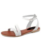 Sandales en Cuir Juliette blanches