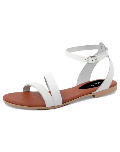 Sandales en Cuir Juliette blanches