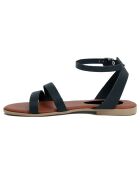 Sandales en Cuir Juliette noires