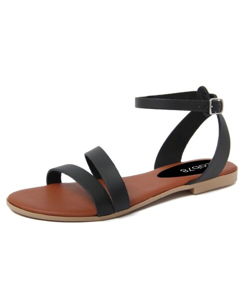 Sandales en Cuir Juliette noires