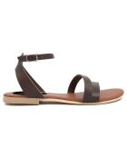 Sandales en Cuir Juliette marron