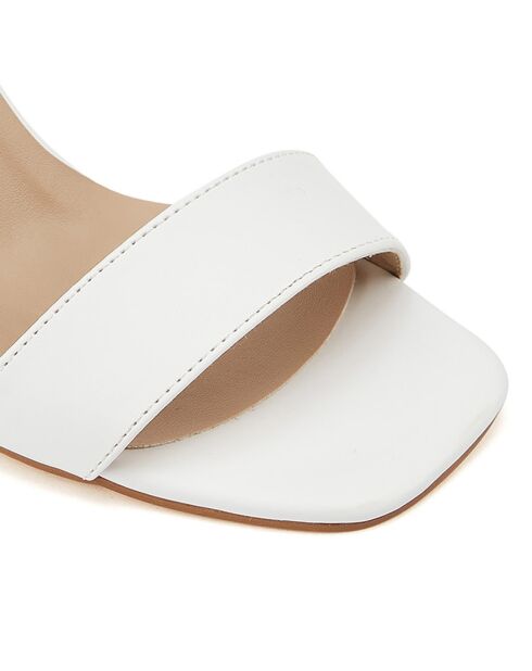 Sandales Mylène blanches - Talon 9 cm