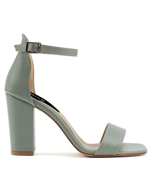 Sandales Mylène menthe - Talon 9 cm