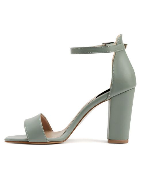 Sandales Mylène menthe - Talon 9 cm