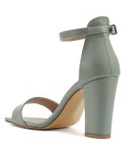 Sandales Mylène menthe - Talon 9 cm