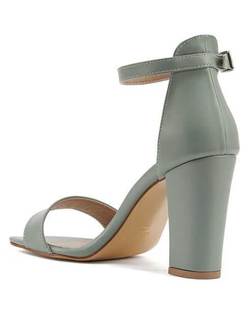 Sandales Mylène menthe - Talon 9 cm