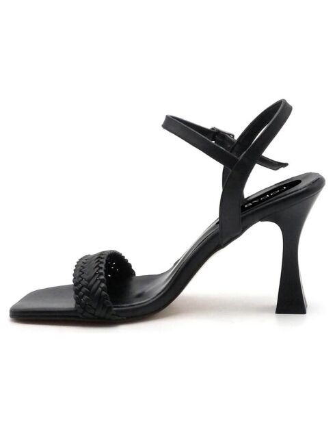 Sandales Sophie noires - Talon 8.5 cm