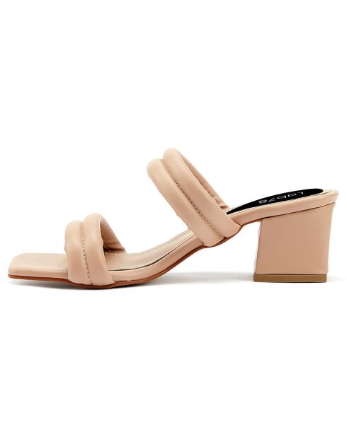 Mules Celia nude - Talon 5.5 cm