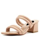 Mules Celia nude - Talon 5.5 cm