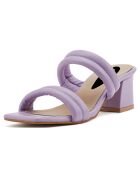 Mules Celia lilas - Talon 5.5 cm