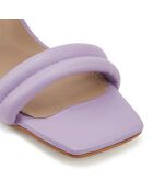 Mules Celia lilas - Talon 5.5 cm