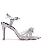 Sandales Belinda argentées - Talon 9 cm