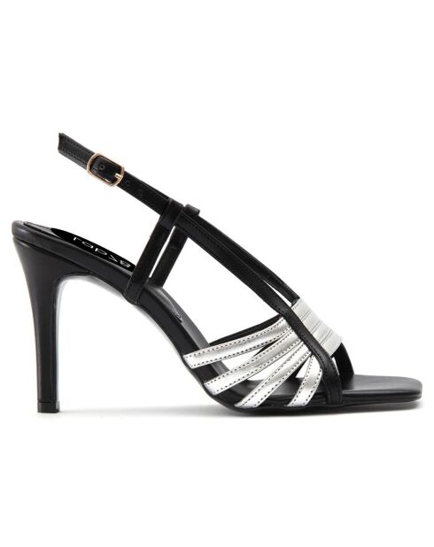 Sandales Coralie noires - Talon 10 cm