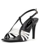 Sandales Coralie noires - Talon 10 cm