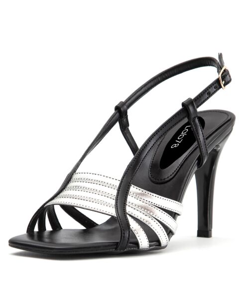 Sandales Coralie noires - Talon 10 cm