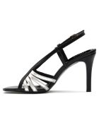 Sandales Coralie noires - Talon 10 cm