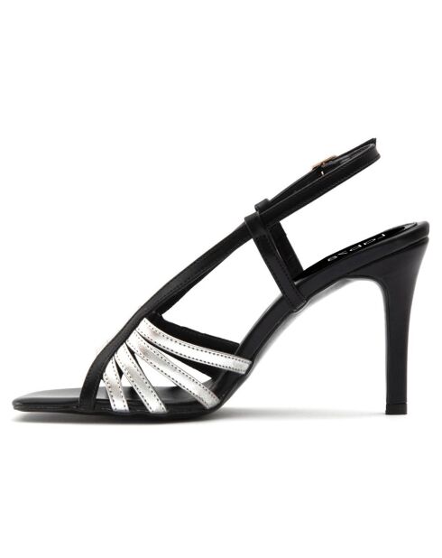 Sandales Coralie noires - Talon 10 cm