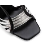 Sandales Coralie noires - Talon 10 cm