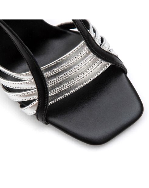 Sandales Coralie noires - Talon 10 cm