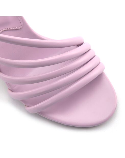 Sandales Cleo lilas - Talon 10 cm