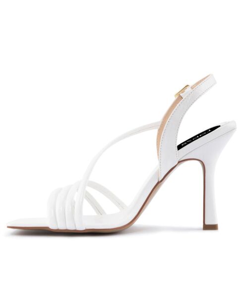 Sandales Cleo blanches - Talon 11 cm