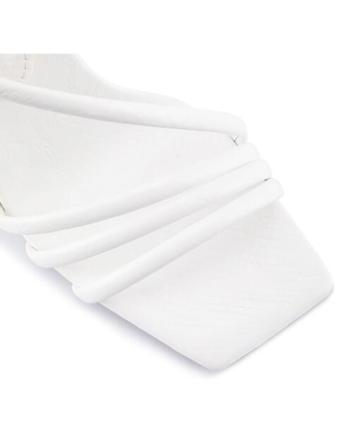 Sandales Cleo blanches - Talon 11 cm