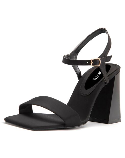 Sandales Louise noires - Talon 10 cm