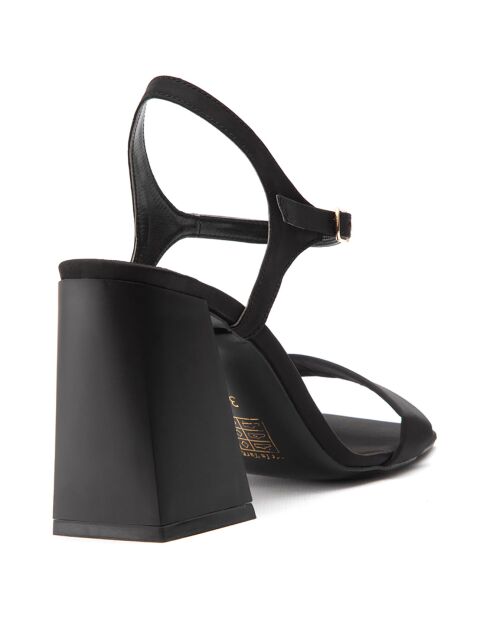 Sandales Louise noires - Talon 10 cm