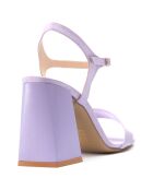 Sandales Louise lilas - Talon 10 cm
