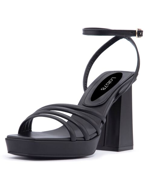 Sandales Alice noires - Talon 9 cm