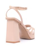 Sandales Alice beiges - Talon 9 cm