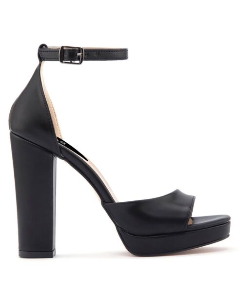 Sandales Camille noires - Talon 11.5 cm