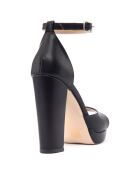 Sandales Camille noires - Talon 11.5 cm