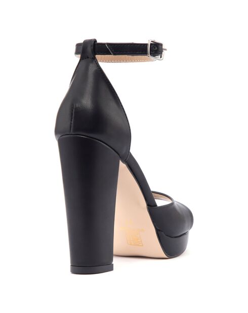 Sandales Camille noires - Talon 11.5 cm