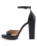 Sandales Camille noires - Talon 11.5 cm