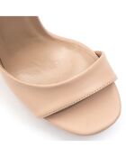 Sandales Camille nude - Talon 11.5 cm