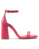Sandales Capucine fuchsia - Talon 7.5 cm