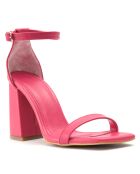 Sandales Capucine fuchsia - Talon 7.5 cm