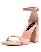 Sandales Capucine rose clair - Talon 7.5 cm