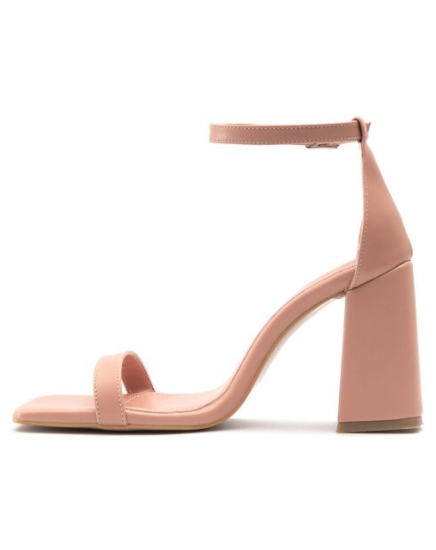 Sandales Capucine rose clair - Talon 7.5 cm