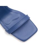 Sandales Capucine bleues - Talon 7.5 cm
