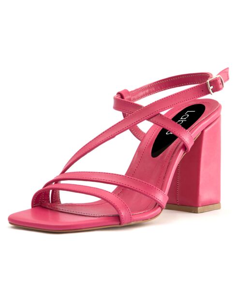 Sandales Selena fuchsia - Talon 8.5 cm