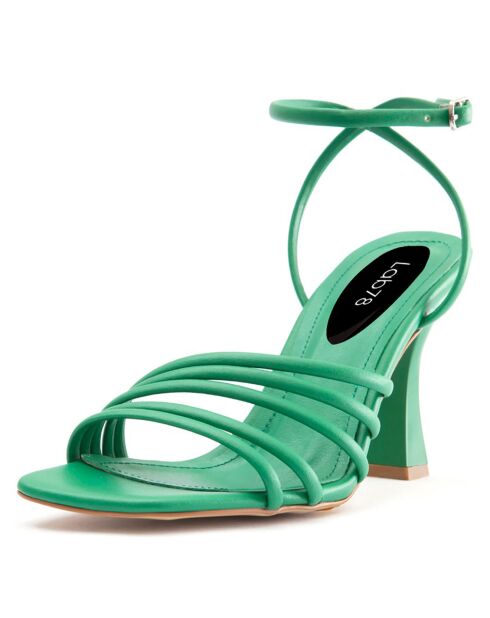 Sandales Sofia vertes - Talon 8.5 cm
