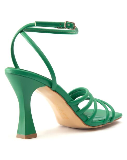 Sandales Sofia vertes - Talon 8.5 cm