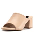 Mules Justine nude - Talon 5.5 cm